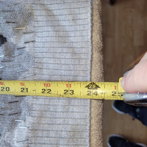 Talbots Women's Sweater Pullover Gray Multi-color‎ Wool Blend Size Lp - Picture 5 of 8